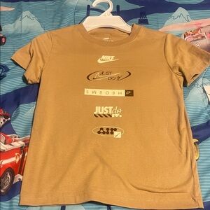 Nike Kids Brown Graphic Tee